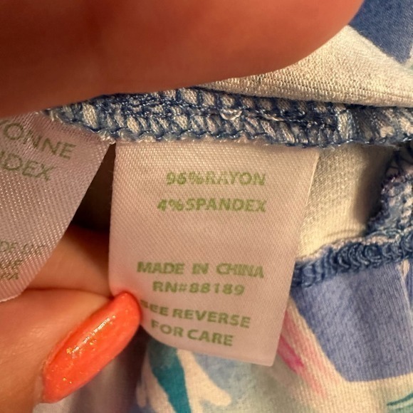 Lilly Pulitzer Laurana in Bennet Blue Celestial Blue Size XXS - Picture 6 of 8